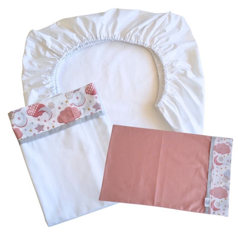 Set de Sábanas para Colecho 3 Piezas Diseño Invierno