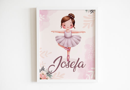 Cuadro decorativo para la habitación con Nombre Bailarina