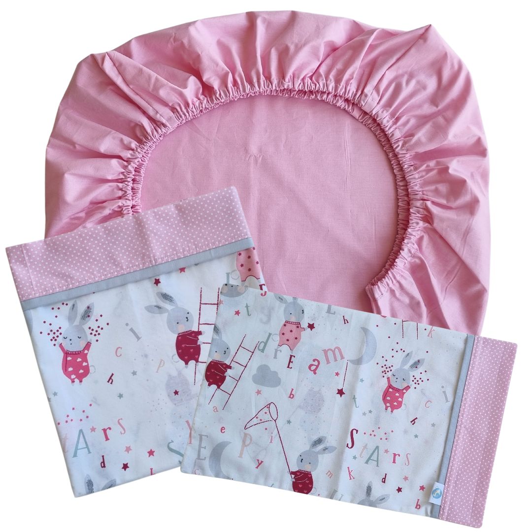 Set Colecho 3 Piezas - Animales Tiernos: Conejitos